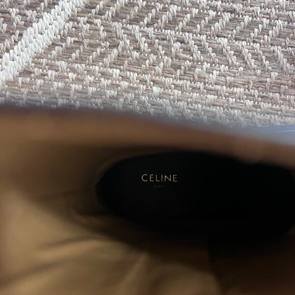 Celine Margaret Lug Sole Medium Zip Boot 15 Sz 38 - Picture 6 of 12